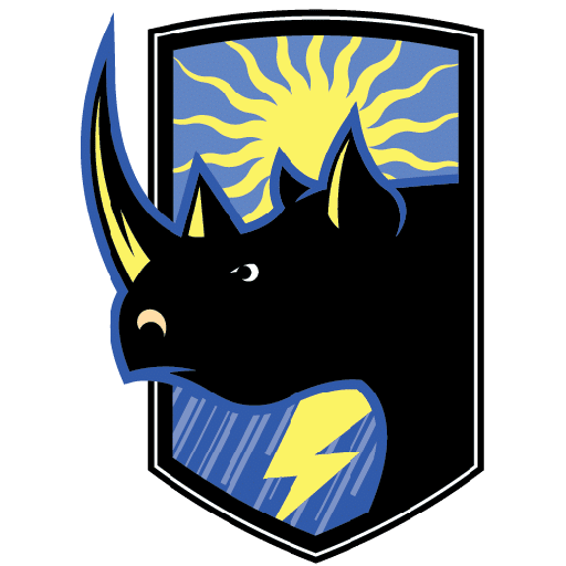 rhino shield logo isolated